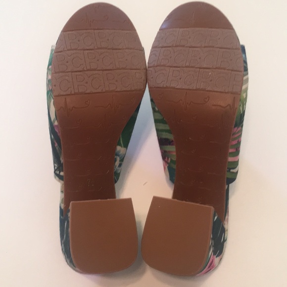 BC Born in California tropical block heel sandal - Picture 7 of 8